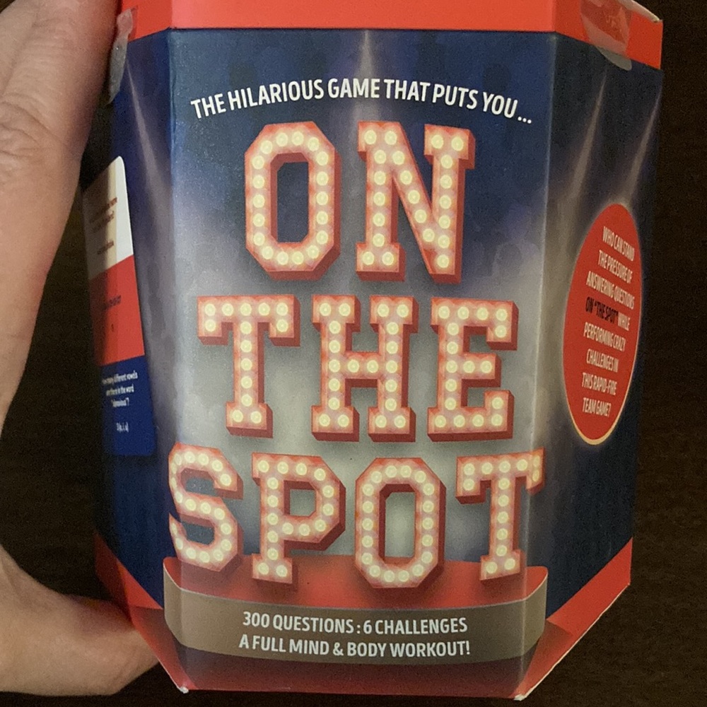 On The Spot rapid fire team game (New in box with spinner on top)